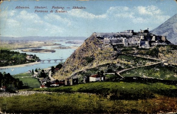 KP Scutari Shkodra Albania, Albania, Scutari, Fortessa di Scutari twierdza