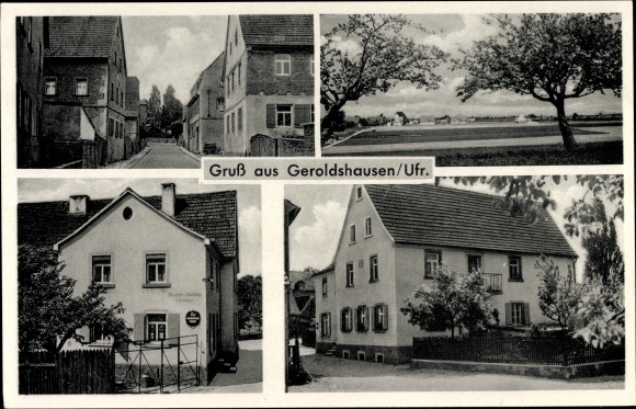 PC Geroldshausen Unterfranken, partial views, bakery and action
