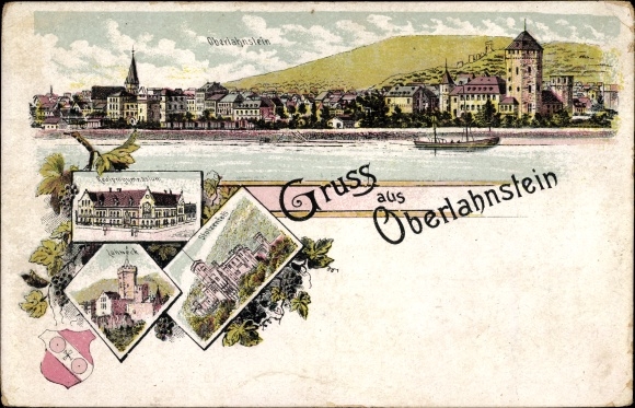 lito Oberlahnstein Lahnstein w dzielnicy Rhein Lahn, Realprogymnasium, Stolzenfels, Lahneck