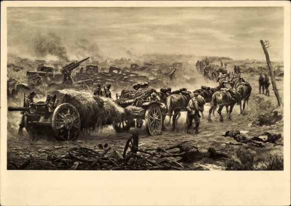 Artist PC Böhme, Hans, from the Battle of Kiev, HDK 419