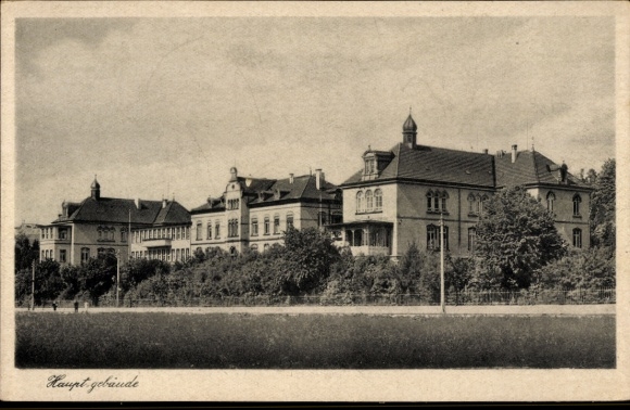 Ak Meiningen in Thüringen, Thüringisches Landeskrankenhaus, Hauptgebäude