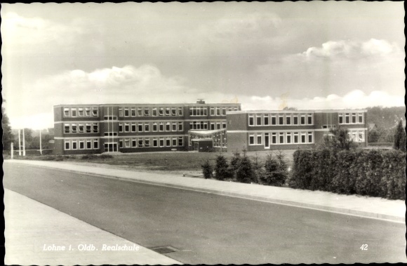 Ak Lohne in Oldenburg, Realschule