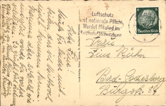 Postcard Stommeln Pulheim North Rhine Westphalia, windmill, local area