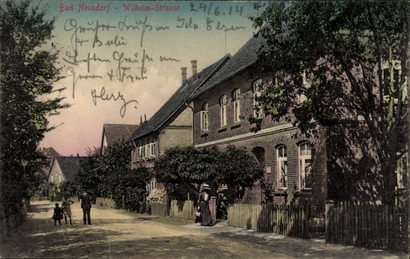 Ak Bad Nenndorf an der Weser, Wilhelm-Straße