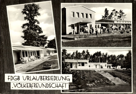 Ak Klink an der Müritz Mecklenburg, FDGB Urlaubersiedlung Völkerfreundschaft
