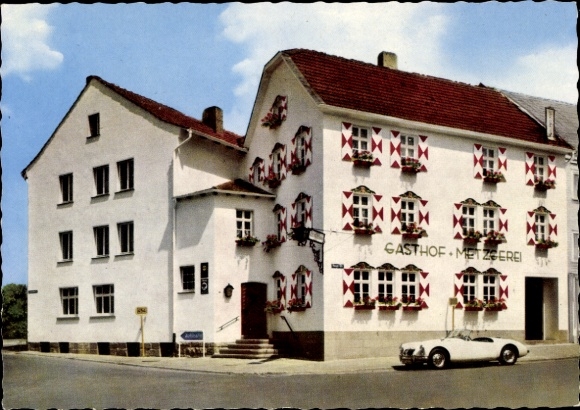 Ak Niederaula Hessen, Gasthof und Metzgerei Schlitzer Hof, Inhaber G. G. Müller