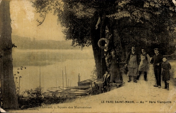 CPA Saint-Maur Val de Marne, Parc, Au Père Tranquille