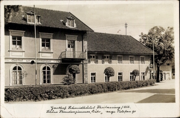 Postcard Freilassing in Berchtesgadener Land Upper Bavaria, Gasthof zum Schmidhäusl