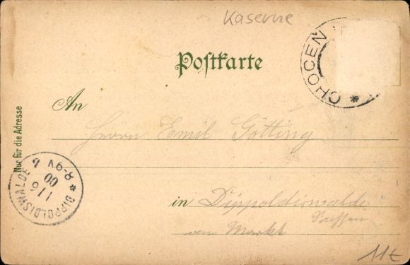 Chromo-Litho Wien 3 Landstraße, K. u. K. Arsenal