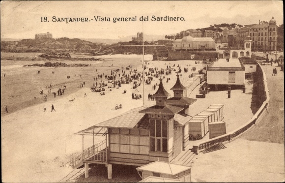 PC Santander Cantabria Spain, Sardinero, general view