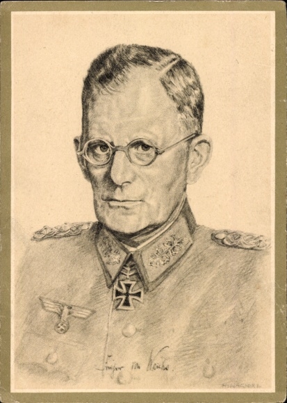 Artysta KP Feldmarszałek Maximilian Freiherr von Weichs, portret