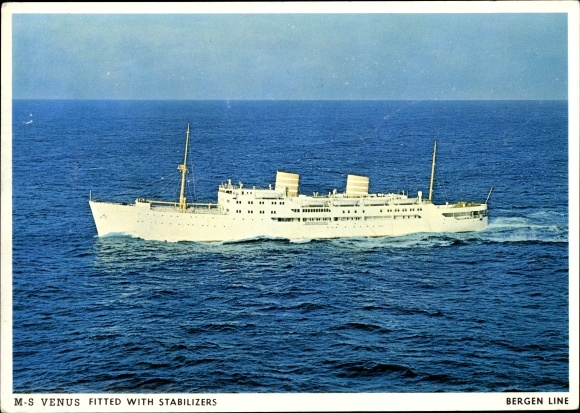 Ak stoomboot MS Venus, Bergen Line