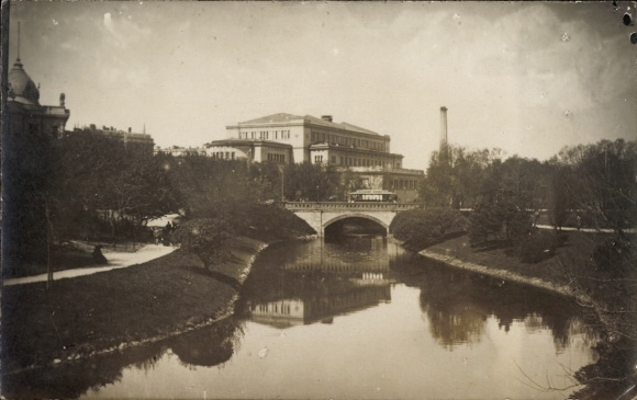 Fot. KP Riga Łotwa, Teatr Niemiecki, Most