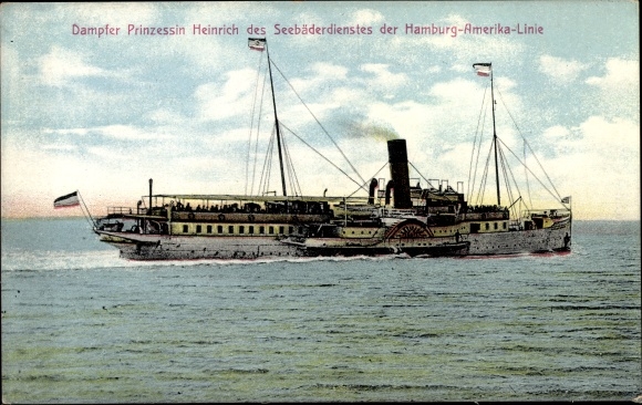 PC steamer Princess Heinrich, HAPAG Seebadedienst