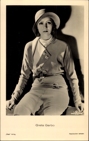 KP Aktorka Greta Garbo, Portret