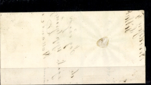 Michel No. 8 "Fallköping 1869", complete folded letter