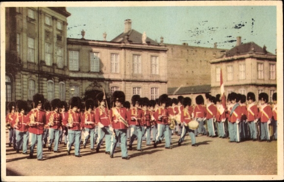 Postcard København Copenhagen Denmark, The Royal Grand in Amalienborg Palace