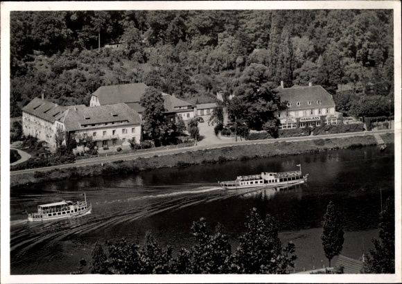 PC Heidelberg am Neckar, Park Hotel Haarlass, steamer, valley view