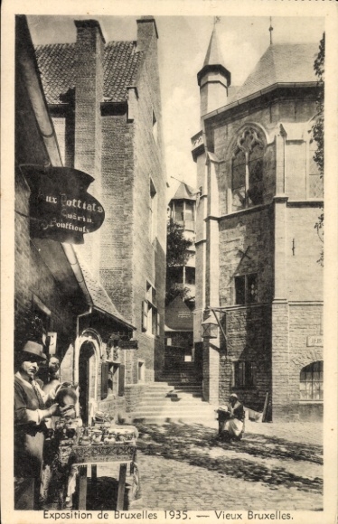 KP Bruksela, Wystawa Światowa, Wystawa 1935, Stara Bruksela, sklep z porcelaną