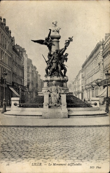Ak Lille Nord, Monument de Testelin,   , ND Phot