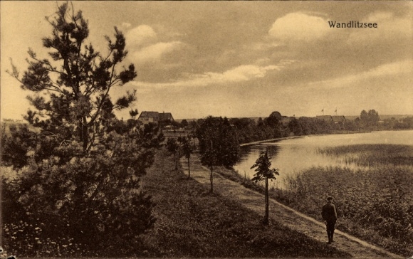 Postcard Wandlitz in der Mark, Wandlitzsee