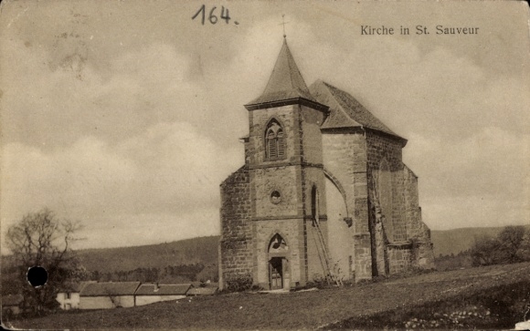 Ak Saint Sauveur Meurthe et Moselle, Kirche