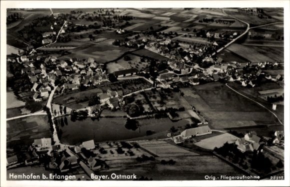 Ak Hemhofen in Mittelfranken, Luftaufnahme
