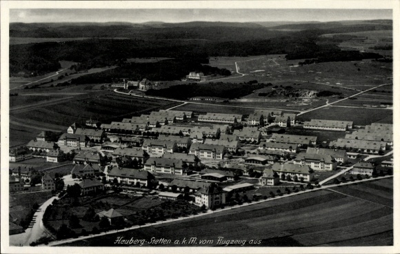 Ak Stetten am kalten Markt, Lager Heuberg, Luftbild