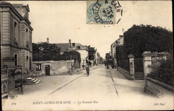 KP Saint Aubin sur Mer Calvados, la Grande Rue