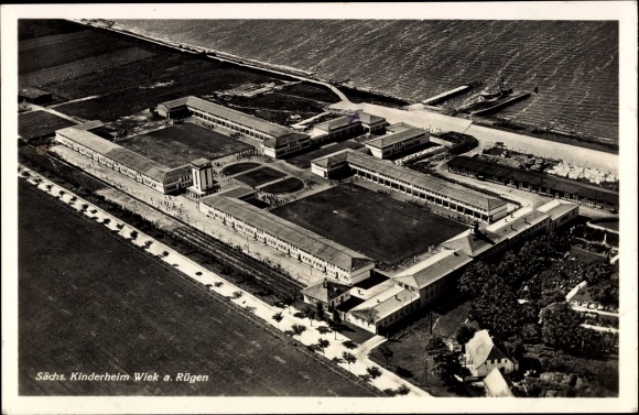 PC Wiek auf Rügen, Saxon children&#39;s home, aerial photograph