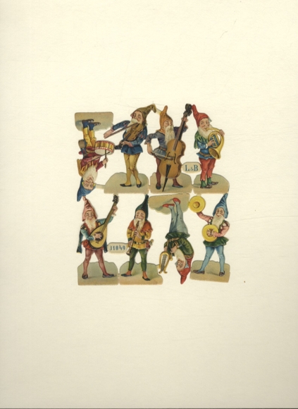 Wafers complete block, L & B 31049, Dwarf Orchestra, size approx. 12.5 x 10.5 cm
