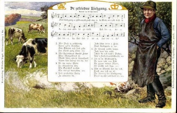 30 individual song cards, Anton Günther