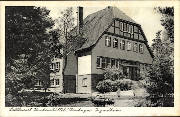Postcard Isenhagen Hankensbüttel in Lower Saxony, youth home