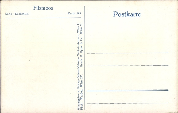 Postcard Filzmoos im Pongau in Salzburg, town view