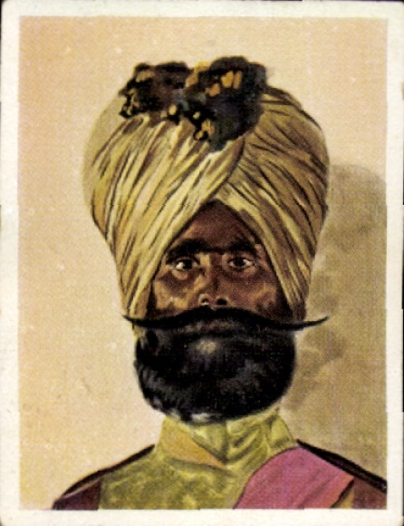 Collector's picture The World War, appendix: Our opponents No. 266, Sikh officer