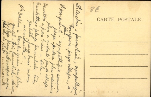 Postcard Veulettes sur Mer Seine Maritime, villas, sea, beach, cliffs