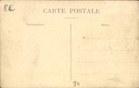 PC Créteil Val de Marne, flood, trees, houses, bridge, January 1910