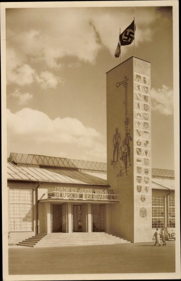 Foto Ak Nürnberg in Mittelfranken, Bahnhof Reichsparteitagsgelände