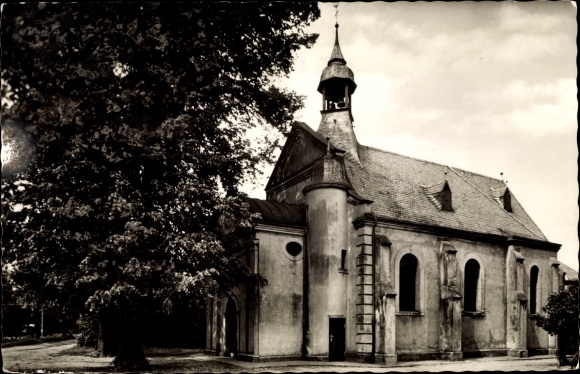 Postcard Büderich Meerbusch on the Lower Rhine, chapel Niederdank