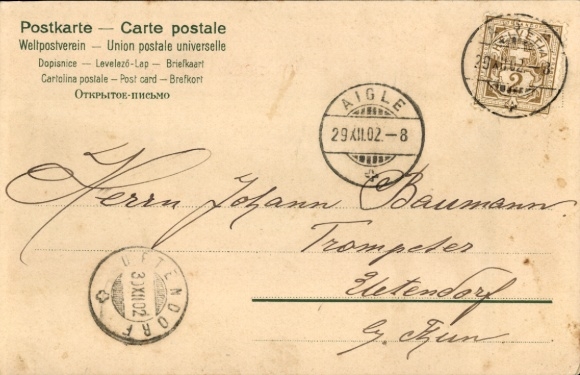 Artysta KP Mailick, trębacz z Säckingen, niech Bóg cię błogosławi