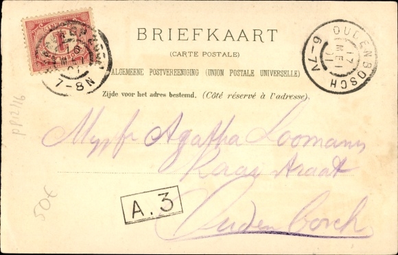 Chromo-Litho Bergen op Zoom North Brabant, water tower