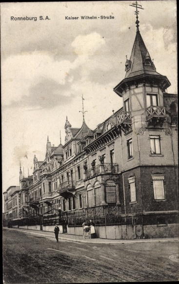 Ansichtkaart Ronneburg in Thüringen, Kaiser Wilhelm-Strasse