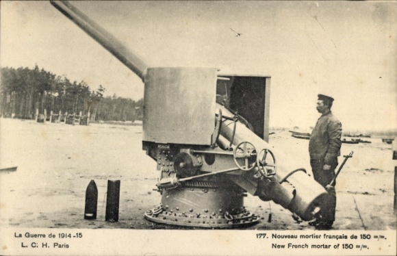PC Guerre de 1914-1915, Nouveau mortier français