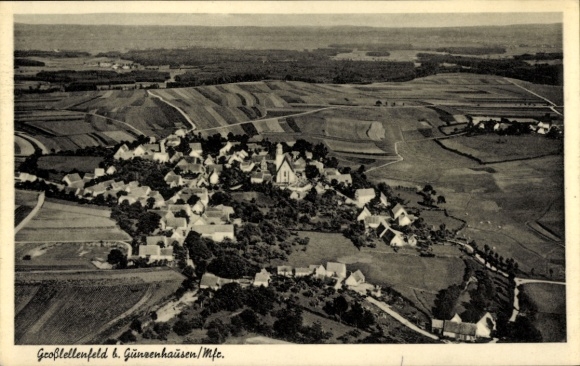 KP Lellenfeld Arberg w Bawarii, zdjęcie lotnicze, Großlellenfeld
