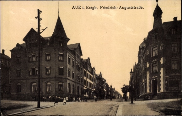 KP Aue w Erzgebirge w Saksonii, działka przy Friedrich Auguststrasse