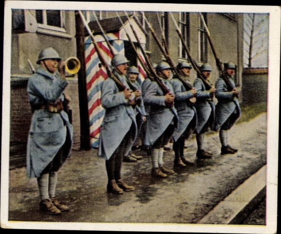 Collector's picture The post-war period No. 25 Jan. 1920 Versailles dictate, French guard force Katowice