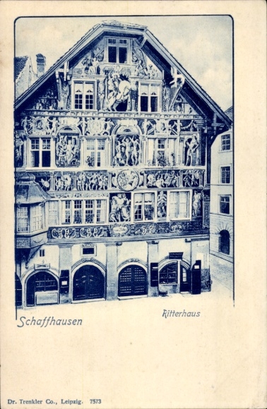 Ak Schaffhausen am Rhein Schweiz, Ritterhaus