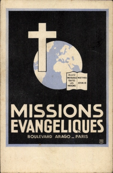 Ak Paris, Boulevard Arago, Evangelische Missies