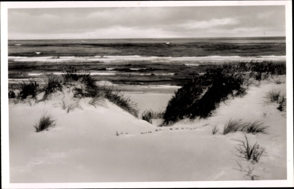 Ak Baltrum, duinen aan zee