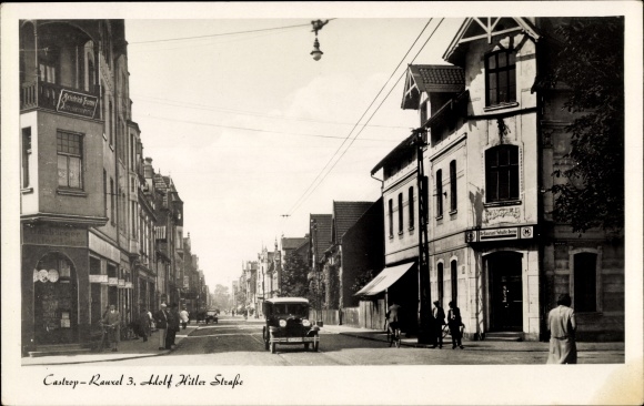 Ak Castrop Rauxel im Ruhrgebiet, Adolf Hitler Straße